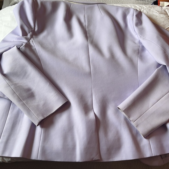 J. Crew lightweight Italian wool lavender blazer - Picture 2 of 4